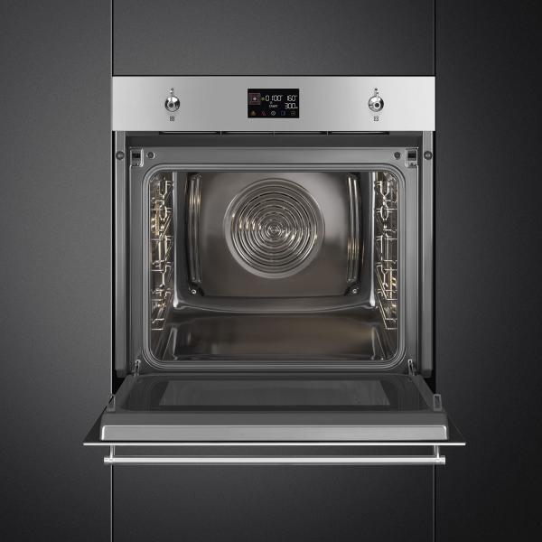 Духовой шкаф с функцией СВЧ Smeg SO6302M2X