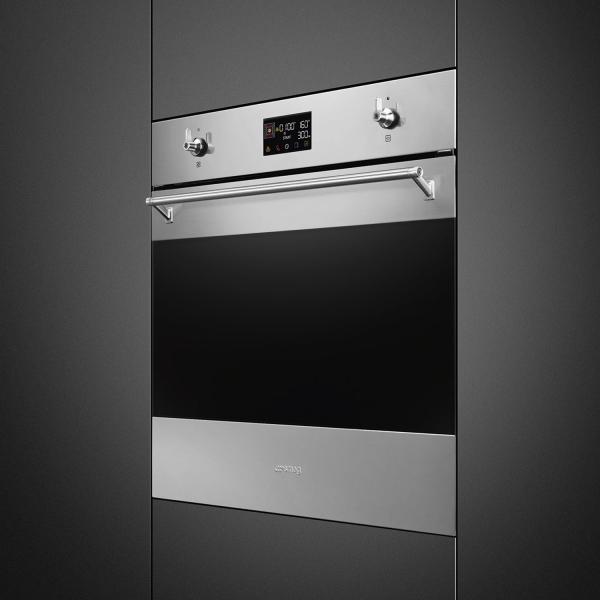 Духовой шкаф с функцией СВЧ Smeg SO6302M2X